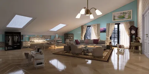 My sloped attic