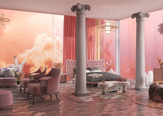 Pink Overnight Stay Design Rendering