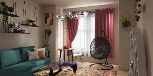 Plant living room design 