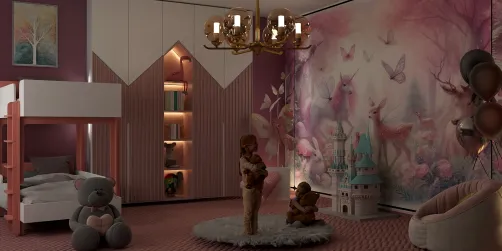 The Twins Fantasy Themed Bedroom 