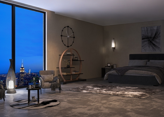 gray badroom 🖤 Design Rendering