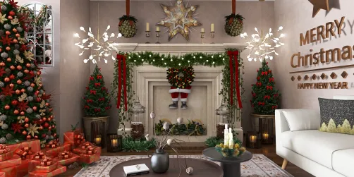 When Santa got stuck up the Chimney....
