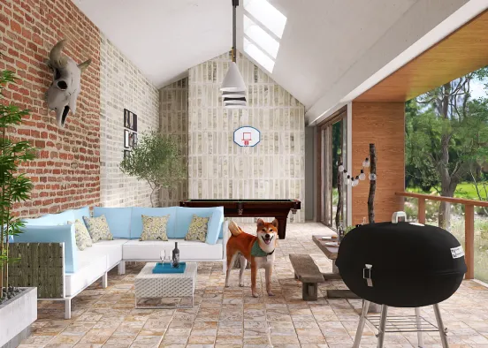 Cozy porch 🏠 Design Rendering