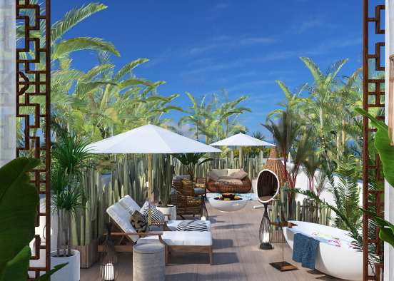 Ibiza Rooftop  Design Rendering