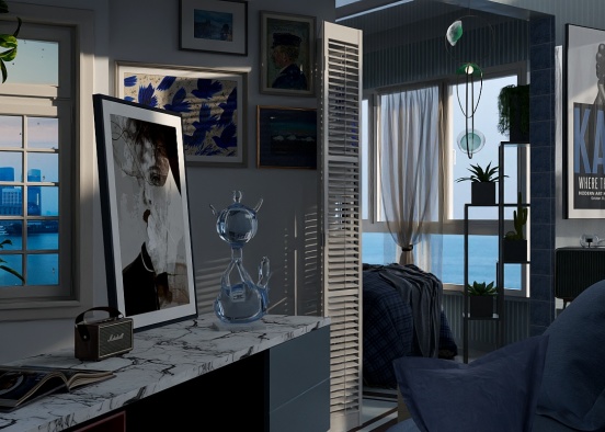 Room with a blue view💙🩵 Design Rendering