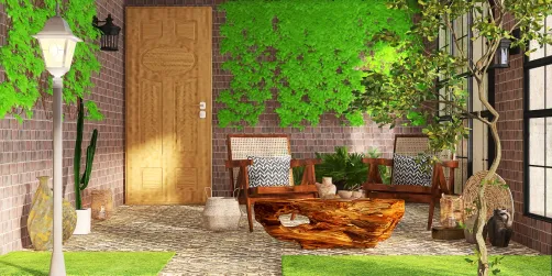 Patio trasero