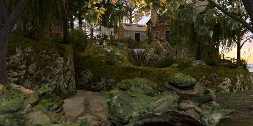  QUE LUGAR TAN IDÍLICO 🌲🏡🌾🌱