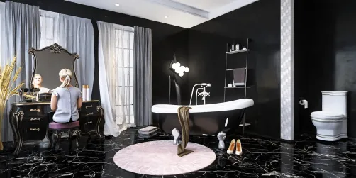 dark bathroom 