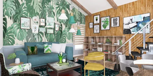 Tropical living room