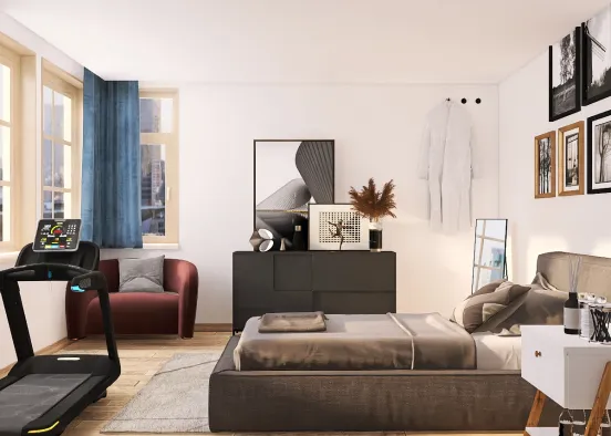 bedroom 🖤🤍🫂 Design Rendering