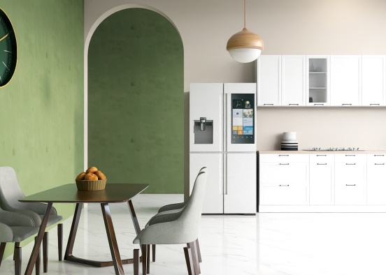 kitchen in apartment ✨ Design Rendering