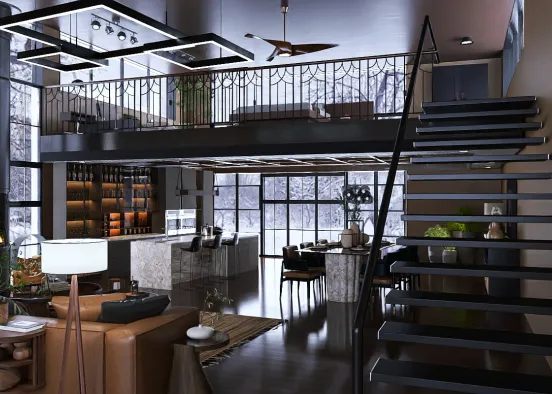 # Modern Comforts  Renderização de Design