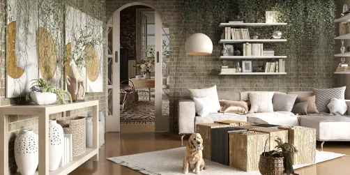 White Door in the House