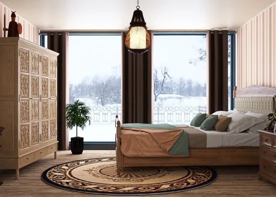 Bedroom. 🟤 Design Rendering