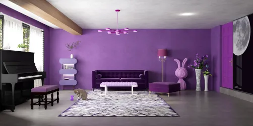 Purple and pink room