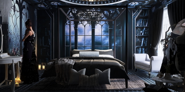 Habitación gótica 🖤🖤