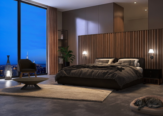 My dream bedroom Design Rendering