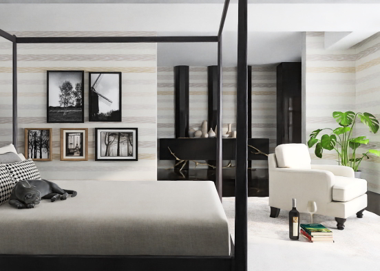 Monochrome Design Rendering