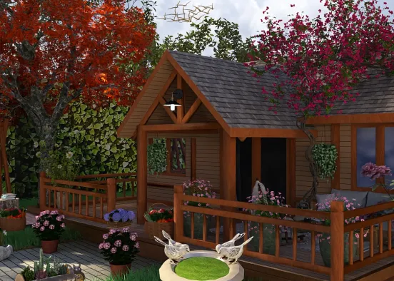 # Slow Living Renderização de Design