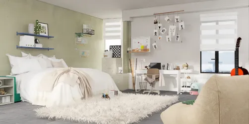 quarto de um estudante
