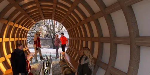 The Warming Shelter at McKinney Park