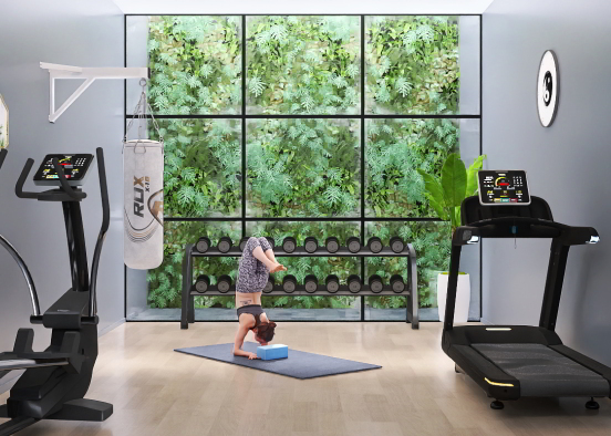 Get your workout on (gym) Design Rendering