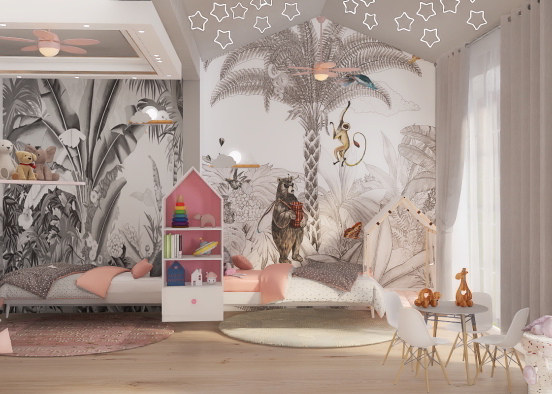 Kids room by Ivana Design Rendering