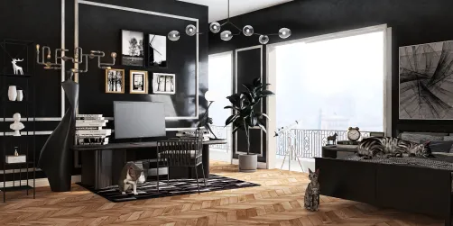 Black young adult bedroom 
