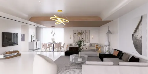 nordic and peaceful living room