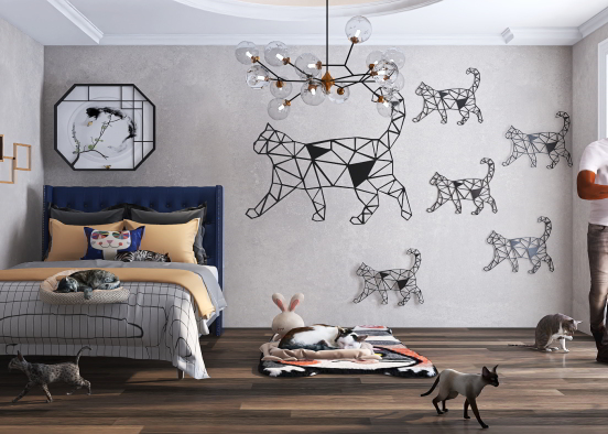 Alone Life can be better with pets🐱 Design Rendering