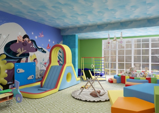 Littlest Learners - Baby & Toddler Play Gym Design Rendering