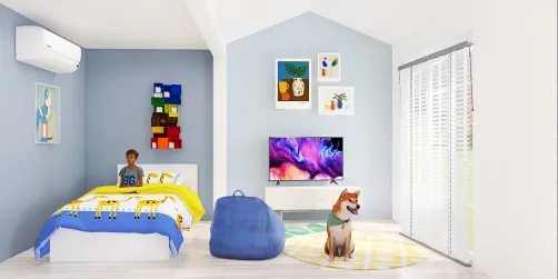 boy bed room💙