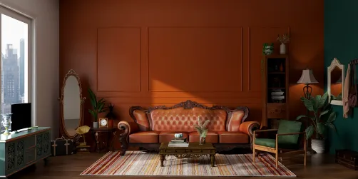 tuscan style living room