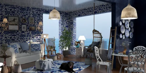1st home is a boho farmhouse.