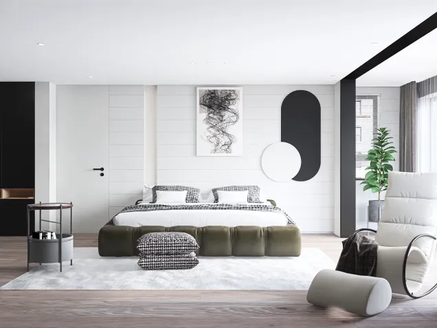 Modern Minimalistic Bedroom