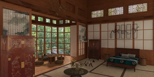 Japanese bedroom 