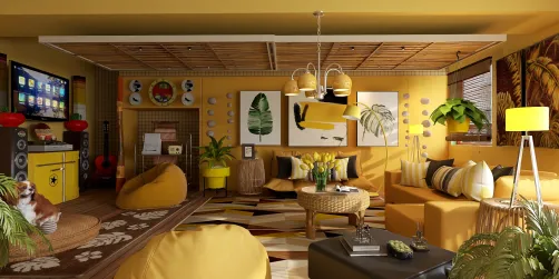 Living room 😁💛