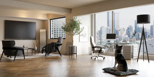 Apartment office idea