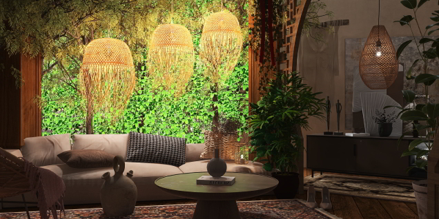 Boho Nature Traditional Den