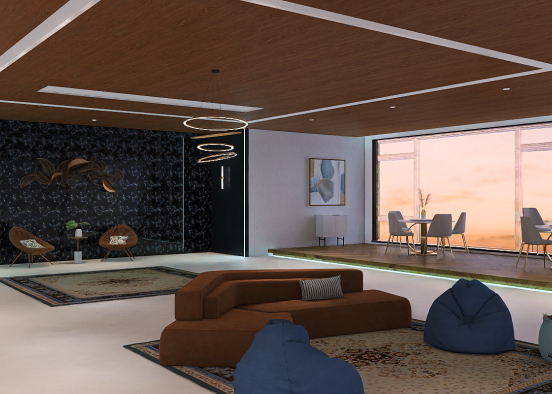 Minimalist living room design
 Design Rendering