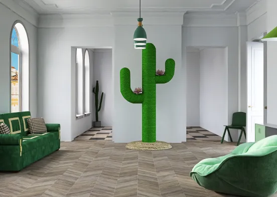 Cactus vibes  Design Rendering