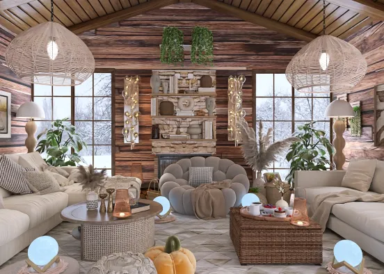 # cozy home Renderização de Design