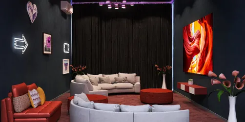 Indoor cinema room