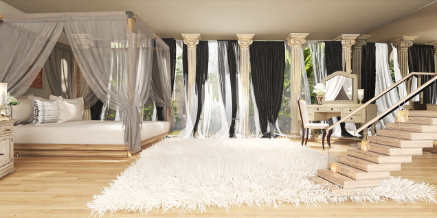Luxurious Tropical Bedroom