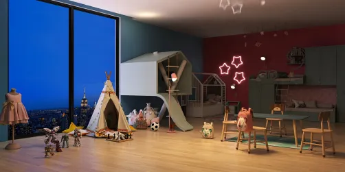 Kinderzimmer für 4 Kinder