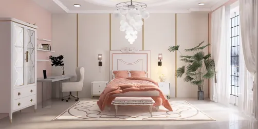 Комната для девочки🤍💕