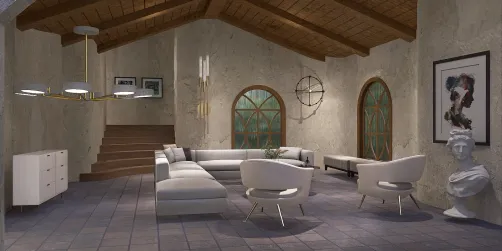 rustic farmhouse living room
