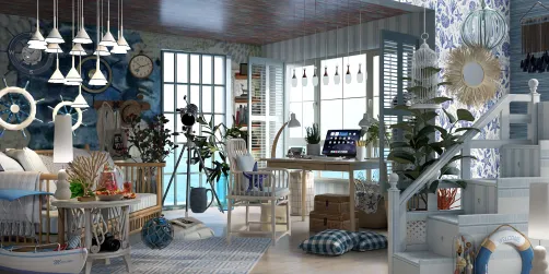 Coastal Home Office🌷