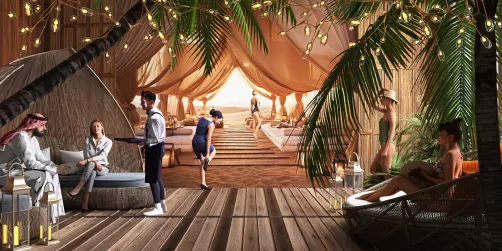 Dubai Beach 🏝️ 
