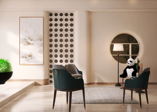 Panda’s room Design Rendering